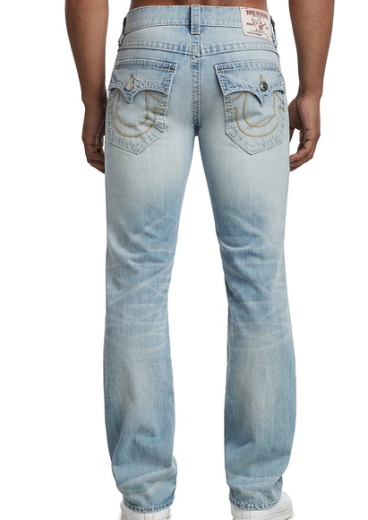 true religion straight fit jeans